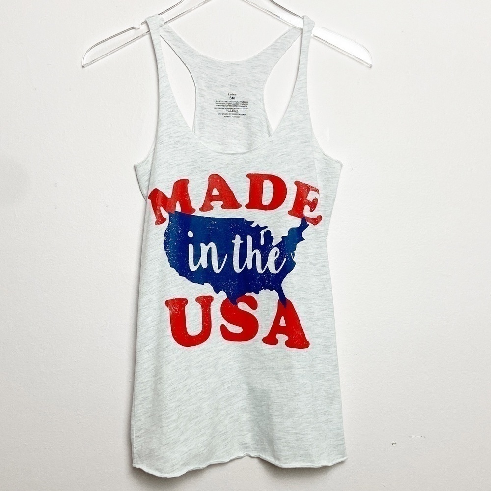 MADE IN THE USA Racerback Tank Top Small